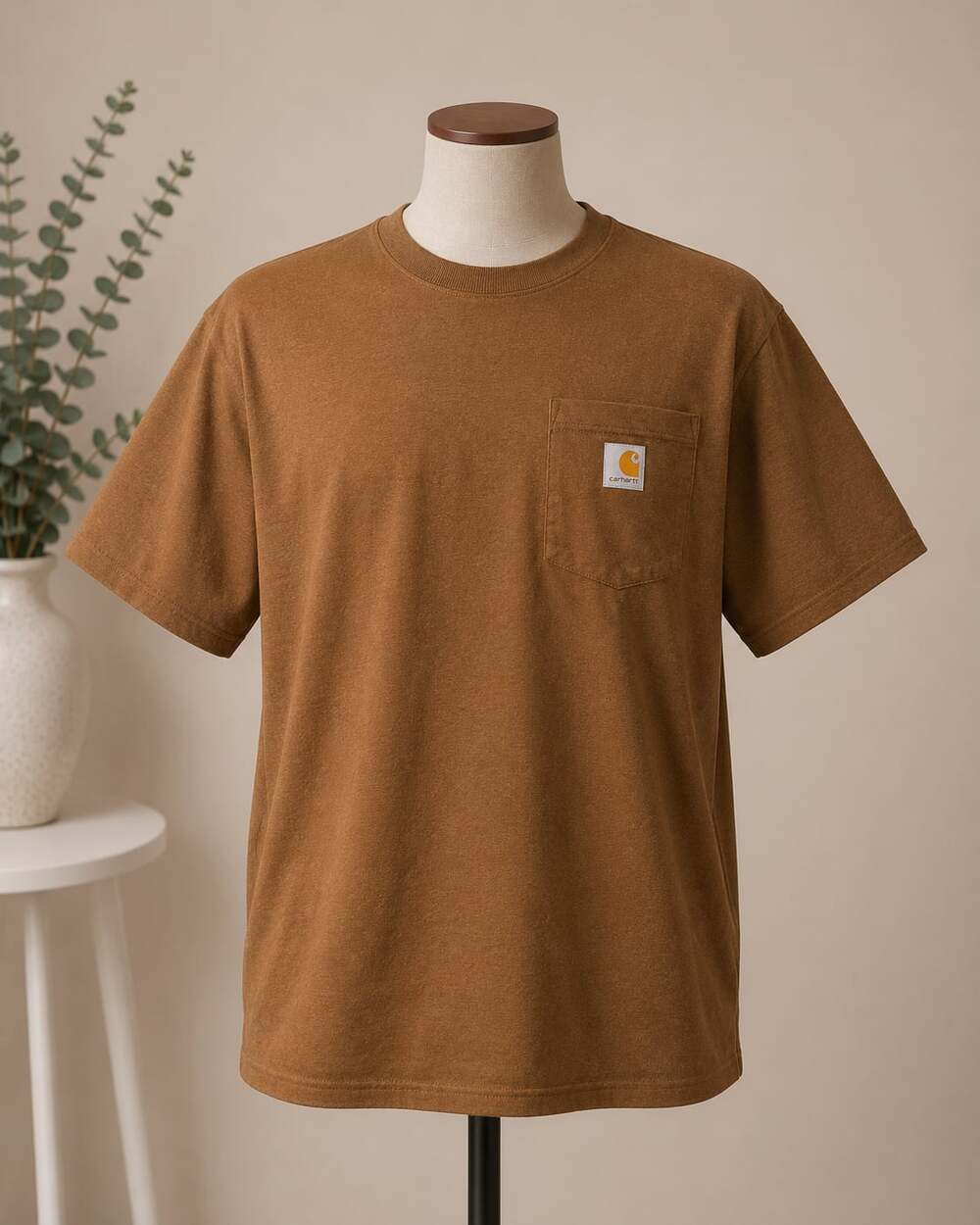 Carhartt Loose Fit T‑Shirt in Rust Brown